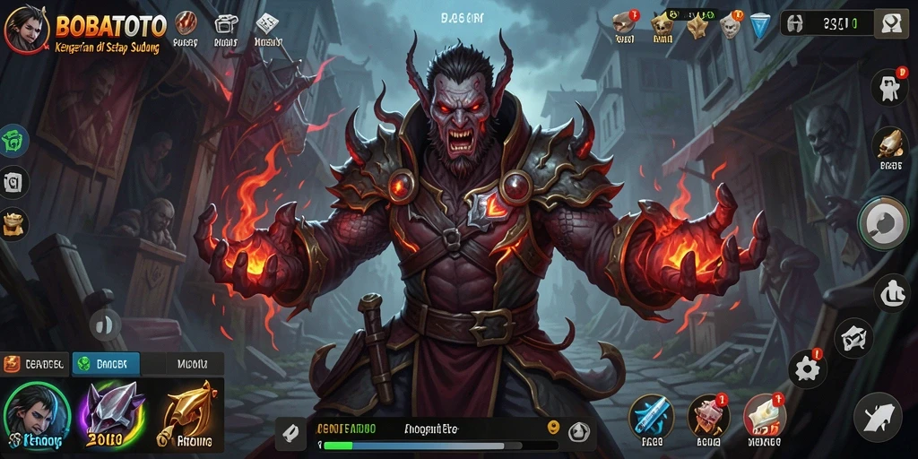 Screenshot menampilkan suasana mencekam dalam BOBATOTO.