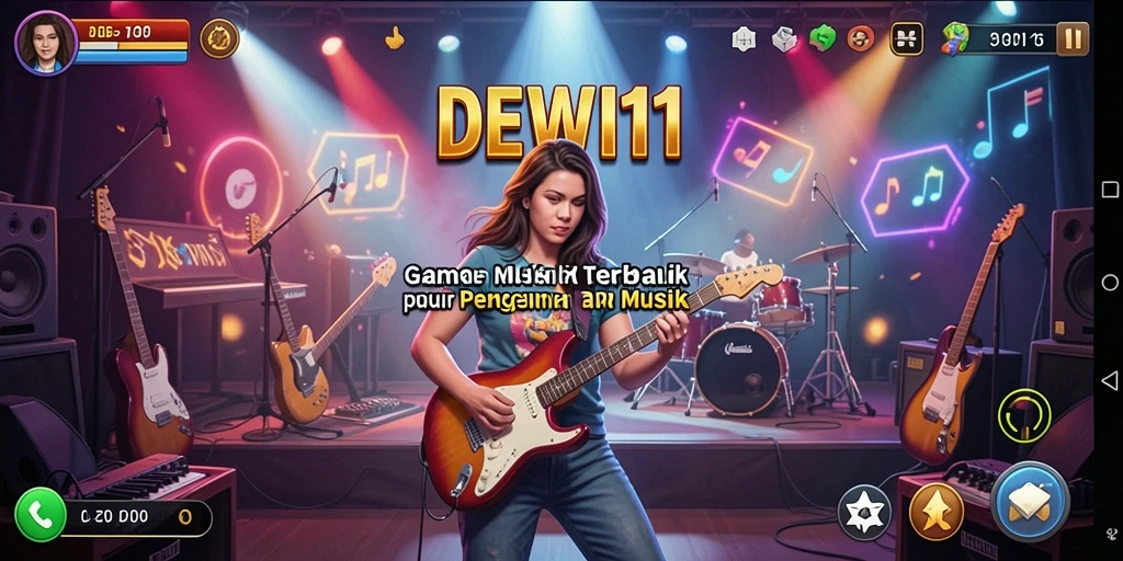 Tampilan gameplay DEWI11 yang mengasyikkan dan interaktif.