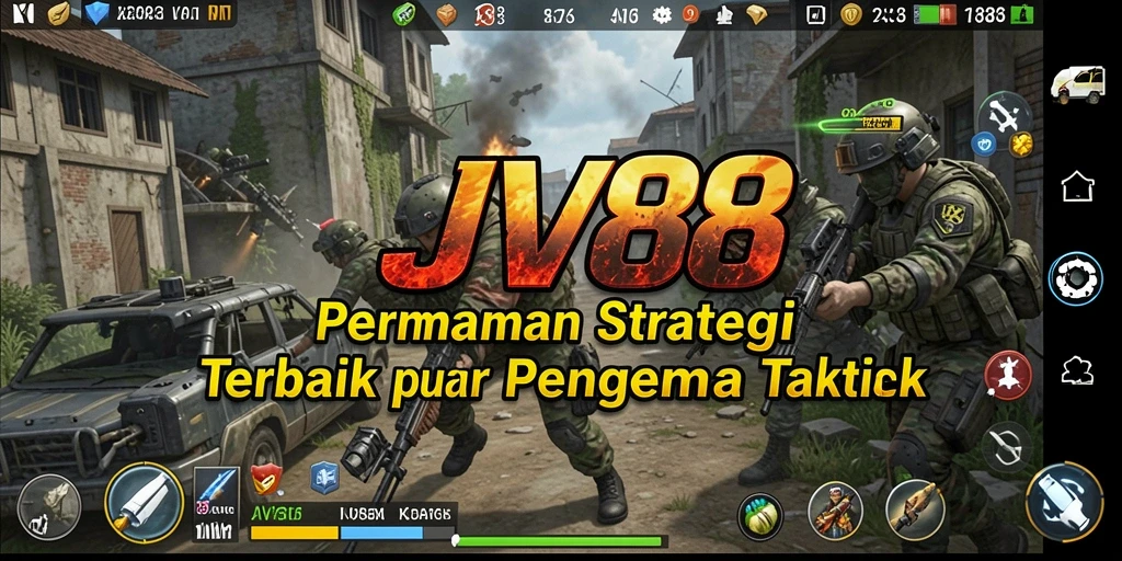 Tampilan mendebarkan dari gameplay JV88 dengan aksi strategi seru.