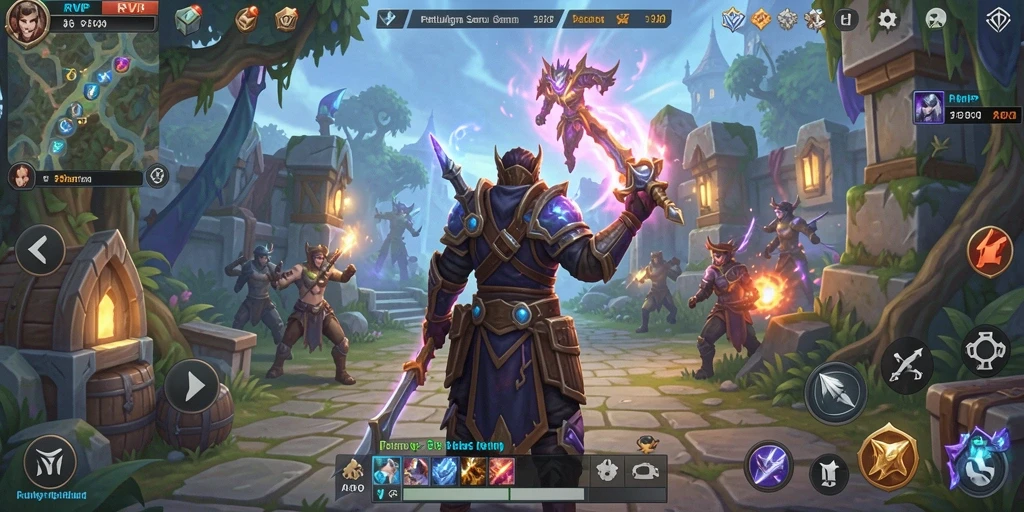 Tampilan gameplay RVIP yang seru dan mendebarkan.
